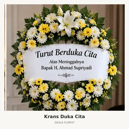 Krans Bunga Duka Probolinggo